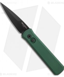 Pro-Tech Godson Automatic Knife Green Tactical (3.15" Black) 721