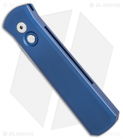 Pro-Tech Godson Automatic Knife Blue (3.15" Satin) - Image 2