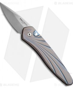 Pro-Tech Half-Breed Titanium Custom Knife Sculpted Wave (1.95" Satin) 3650
