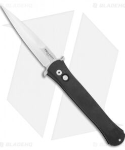 Protech Large Don Automatic Knife Black Aluminum Handle (4.5" Satin) 1921