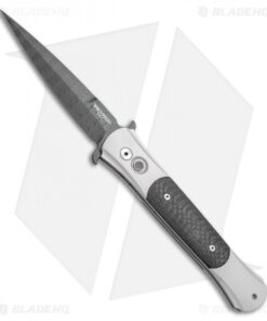Pro-Tech Large Don Custom Automatic Knife Carbon Fiber (4.5" Damascus)