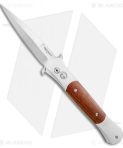 Pro-Tech Large Don Silver Automatic Knife Cocobolo (4.5" Satin) 1908-C