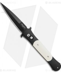 Pro-Tech Large Don Tuxedo Automatic Knife Ivory Micarta (4.5" Black) 1952
