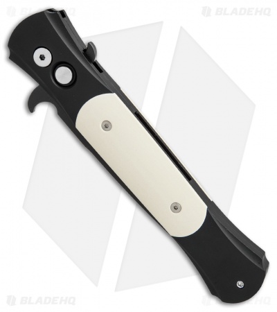 Pro-Tech Large Don Tuxedo Automatic Knife Ivory Micarta (4.5" Black) 1952 - Image 3