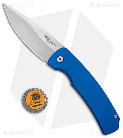 Pro-Tech Magic 2 "Whiskers" Blue Automatic Knife (3.75" Stonewash) M2601 - Image 4
