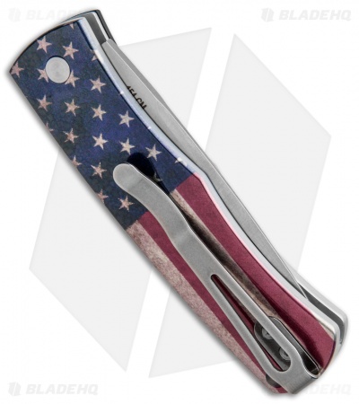 Pro-Tech Magic "Whiskers" Automatic Knife PK Vintage Flag (3.125" SW ) - Image 3