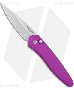 Pro-Tech Newport Automatic Knife Purple (3" Stonewash) 3405-Purple