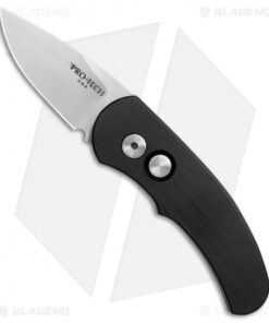 Pro-Tech Runt J4 Automatic Knife Black Handle (1.94" Satin) 4411