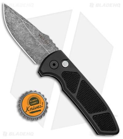 Pro-Tech SBR Blade Show Special Automatic Knife Knurled (2.6" Acid Wash) - Image 4