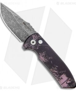 Pro-Tech SBR PK #5 Custom Anodized Automatic Knife (2.6" Acid Wash)