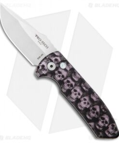 Pro-Tech SBR PK #8 Custom Anodized Automatic Knife (2.6" Stonewash)