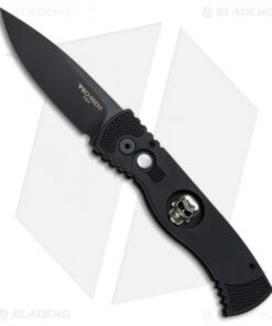 Pro-Tech TR-2.70 Skull Tactical Response Automatic Knife (3" Black)