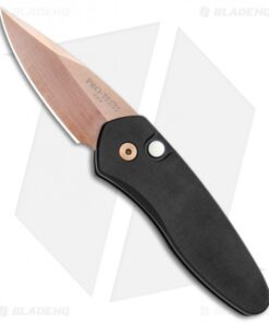 Pro-Tech Sprint Automatic Knife Black (1.95" Rose Gold) 2907-RG