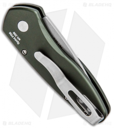 Pro-Tech Sprint Automatic Knife Green/Black G-10 (1.95" Stonewash) 2944 - Image 3