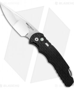 Pro-Tech TR-4 Custom Automatic Knife Feather Texture (4" Compound Mirror Polish)