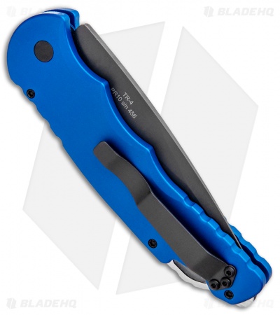 Pro-Tech TR-4.3 Tactical Response 4 Automatic Knife Dark Blue (4" Black) - Image 3