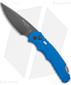 Pro-Tech TR-4.3 Tactical Response 4 Automatic Knife Blue (4" Black)