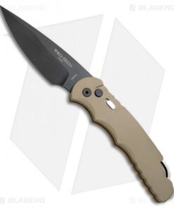 Pro-Tech TR-4.32 Tactical Response 4 Automatic Knife Desert Tan (4" Black D2)