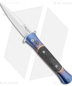 Pro-Tech The Don Custom Automatic Knife Titanium Fade/CF (3.5" Satin)