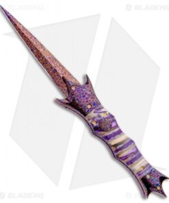 Rainy Vallotton Prototype Warlock's Apprentice Auto Knife Mammoth/Dragon Skin