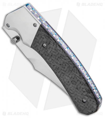 Rainy & Cory Vallotton Freedom Fighter D/A Automatic Knife Carbon Fiber #7 - Image 2