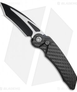 Rat Worx MRX Full-Size Tanto Automatic Knife Full CF (3.6" Two-Tone) 09313