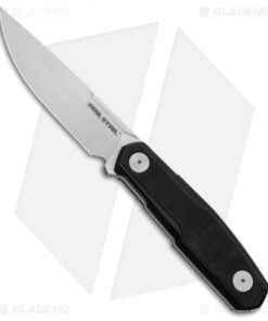 Real Steel Bushcraft Zenith FFG Fixed Blade Knife Black G-10 (4.8" Satin)