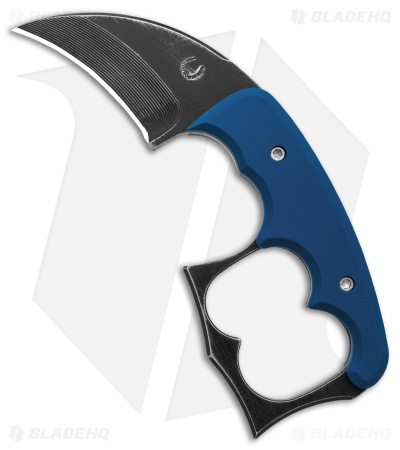 Red Horse Knife Works Malice Exclusive Double Knuckle Fixed Blue G-10 (2.6" BW)