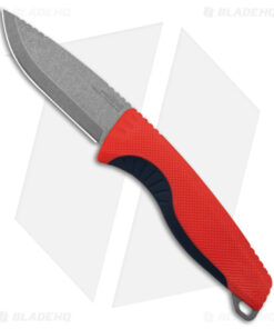 SOG Aegis FX Fixed Blade Knife Rescue Red/Indigo Blue (3.6" Stonewash)