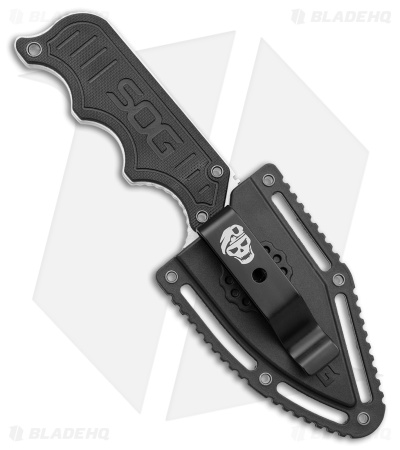 SOG Instinct Fixed Blade Knife Black G-10 (2.3" Satin) NB1012 - Image 3