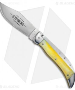 Schatt & Morgan Express #71 Automatic Knife Yellow Bone (4.25" Satin)