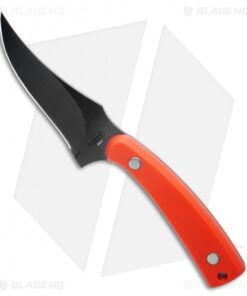 Old Timer Sharpfinger Hunting Knife Orange (3.25" Black)