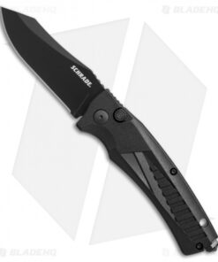 Schrade SC90 Automatic Knife Black Aluminum (3.25" Black) SC90B