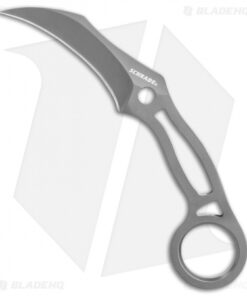 Schrade SCH111 Karambit Fixed Blade Neck Knife (3" Gray)