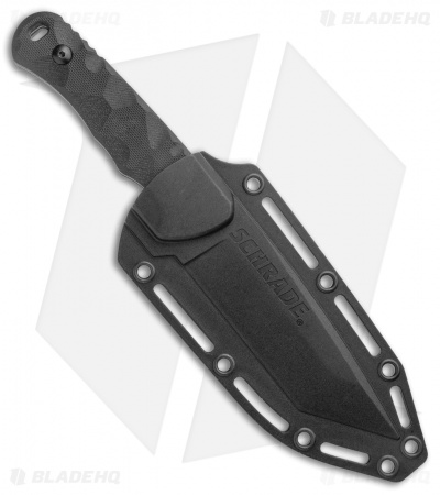 Schrade Regime Tanto Fixed Blade Knife Black G-10 (4" Black AUS-8) - Image 3