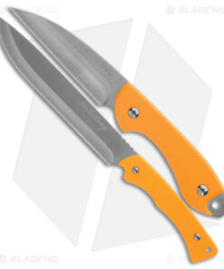 Schrade Uncle Henry 3 Piece Fillet Knife & Skinner Knife & Ferro Rod - Orange