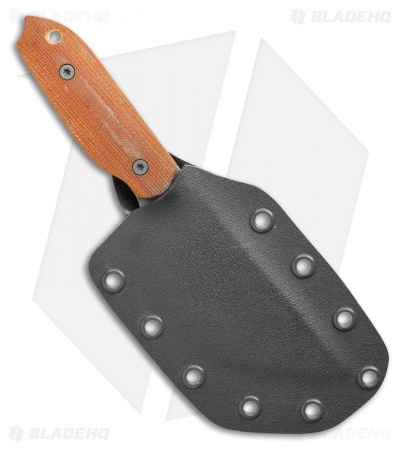 Sheepdog Knives LDT Fixed Blade Knife Natural Micarta (4" Stonewash) - Image 3