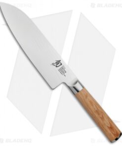 Shun Classic Blonde 7" Santoku Kitchen Knife Pakkawood