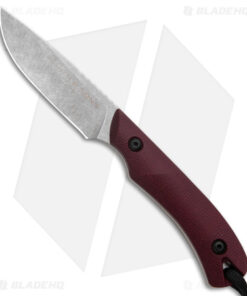 Smith & Sons Axiom Fixed Blade Knife Red Stick Richlite (2.8" SW AEB-L)