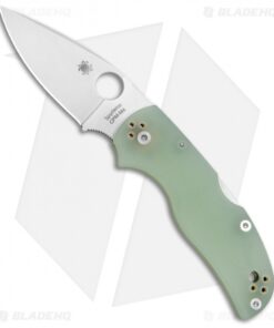 Spyderco M4 Native 5 Lockback Knife Natural G-10 (3" Satin) C41GM4P5 Exclusive