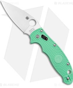 Spyderco Manix 2 M4 Lightweight Knife Mint Green (3.37" Satin) C101PJGR2