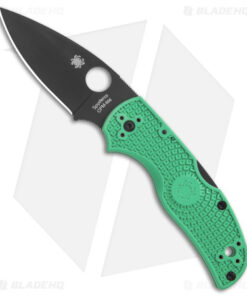 Spyderco Native 5 Exclusive M4 LW Lockback Knife Mint Green FRN (3" Black)