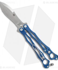Spyderco SmallFly Blue G10 Butterfly Knife Balisong Flipper B02GPBL *Collection*