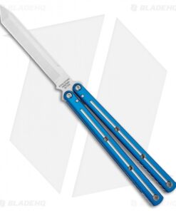 Squid Industries Krake Raken Tanto Balisong Butterfly Dual Tone (4.5" Satin)
