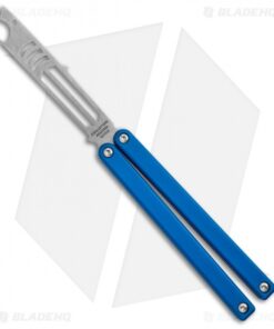 Squid Industries Mako Bottle Opener Balisong Trainer Blue (4.3" SW)