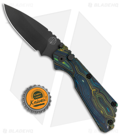 Strider + Pro-Tech SnG Automatic Unique Micarta Starry Night (3.5" Black S45VN) - Image 4