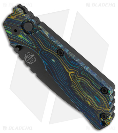 Strider + Pro-Tech SnG Automatic Unique Micarta Starry Night (3.5" Black S45VN) - Image 2