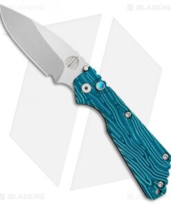 Strider + Pro-Tech Custom SnG Automatic Unique Micarta Turquoise (3.5 Stonewash)