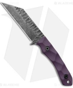 Stroup Knives GP3 Fixed Blade Knife Purple G-10 (4.25" Black SW)