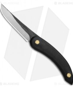 Svord Puukko Fixed Blade Knife Black (4.25" Satin)